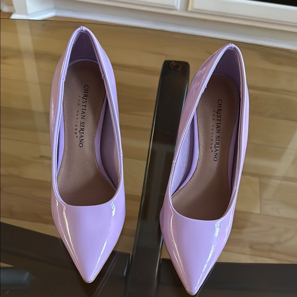Christian Siriano Purple Heels Elegant Pumps